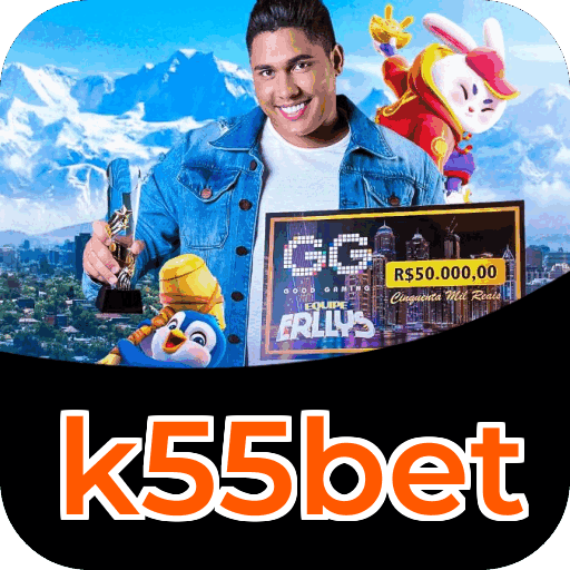 Passo a passo visual mostrando processo de download e instalação do aplicativo k55bet
